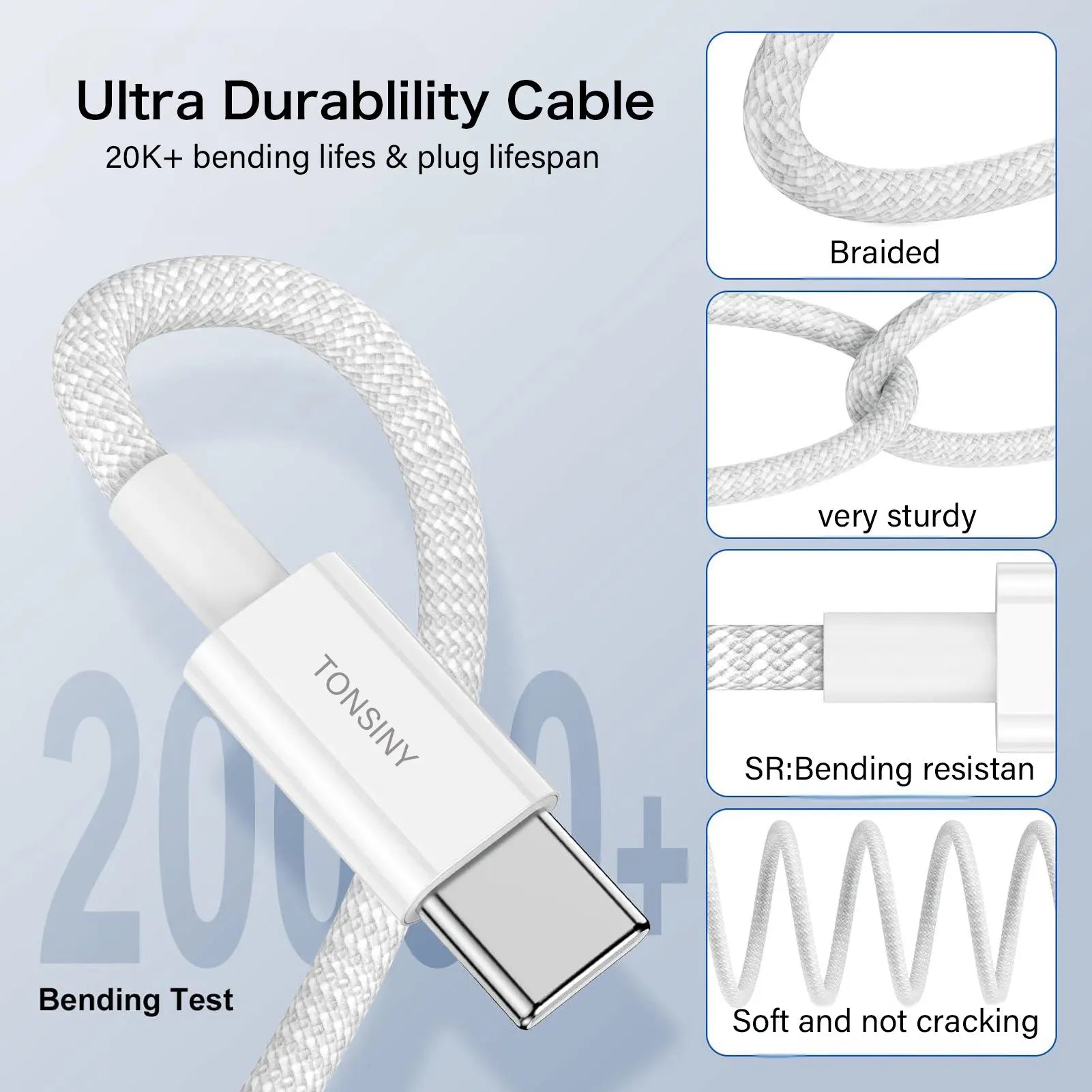 Cable USB-C Cable Para iPhone